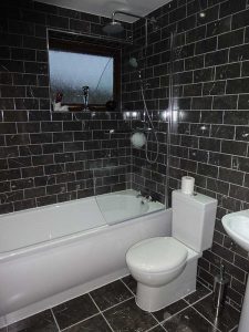 Bathroom matching colour tiles - bathroom fitter in monmouthshire